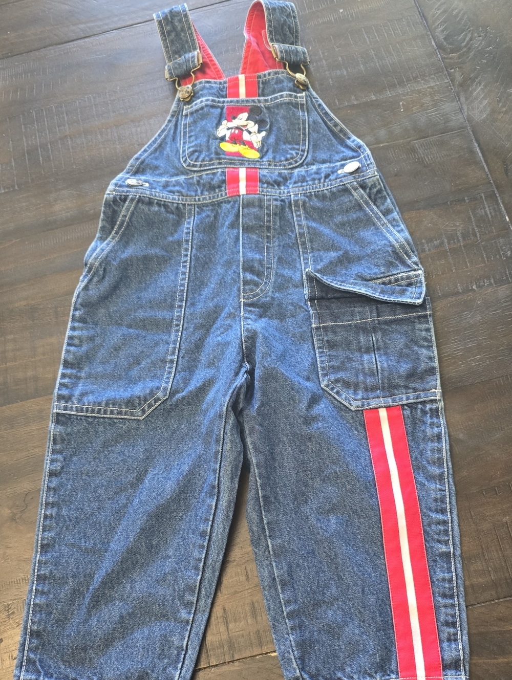 Vintage 90s Disney Mickey For Kids Boys Overalls. Size 2t. EUC
